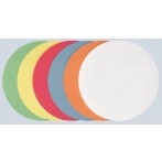 Moderationskreise 14cm # UMZ1499 500 Stück in 6 Farben sortiert