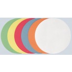 Moderationskreise 14cm # UMZS1499 300 Stück in 6 Farben sortiert