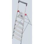 Alu-Sicherheits-Stehleiter L60 StandardLine, 3 Stufen, Rutschsichere Steckfüße