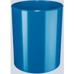 Design-Papierkorb 13 Liter, hochglänzend, blau