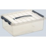 Kunststoff-Box 12 Liter, DIN A4, transparent, 400 x 300 x 140 mm,