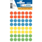 Etikett 13 mm Farbpunkt farbig sortiert 240 Etiketten à 1 Packung