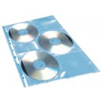 CD-DVD Hüllen DIN A4 für 6 CDs 5 Hüllen je Packung