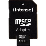 Micro-SD UHS I Speicherkarte 16GB Premium, inkl. SD-Adapter