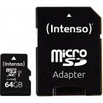 Micro-SD UHS I Speicherkarte 64GB Premium, inkl. SD-Adapter