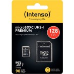 Micro-SD UHS I Speicherkarte 128GB Premium, inkl. SD-Adapter