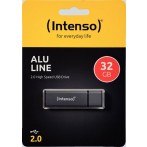 Speicherstick Alu Line USB 2.0, anthrazit, Kapazität 32 GB