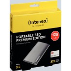 Externe SSD Festplatte 1,8" USB 3.0, 128 GB, anthrazit, 90 x 54 x 9 mm