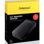 Portable Festplatte 3,5", schwarz, USB 3.0, Kapazität 2 TB