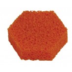 Ersatzschwamm für Markenanfeuchter, Naturkautschuk, 85 mm, orange
