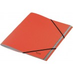 Ordnungsmappe Recycle, DIN A4, 12 Fächer, rot, aus 430 g/qm Karton,