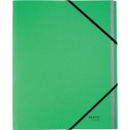 Ordnungsmappe Recycle, DIN A4, 12 Fächer, grün, aus 430 g/qm Karton,