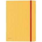 Eckspannermappe Cosy PP mit Tasche gelb, A4, für ca. 150 Blatt, 3 Klappen