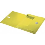 Ablagebox Recycle, DIN A4, PP, gelb, 3 Klappen, für ca. 250 Blatt (80g/qm),