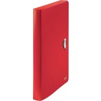 Ablagebox Recycle, DIN A4, PP, rot, 3 Klappen, für ca. 250 Blatt (80g/qm),