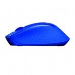 Maus M330 silent, blau, kabellos, über 90% reduzierte Klickgeräusche,