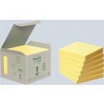 Post-it Notes Recycling Mini Tower gelb 38x51mm, 100 Blatt/Block