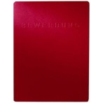 Bewerbungsmappe "Square" rot aus satiniertem Premium-Karton