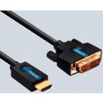 High Speed HDMI/DVI single Link Kabel, 1,5m, WUXGA FullHD vergoldet