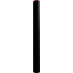 Versandhülse schwarz, 1030 x 100 mm rote Kunststoffverschlussdeckel