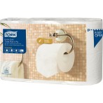 Toilettenpapier Premium 4-lagig, mit Prägung, weiß, weiße Hülse