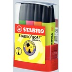 Textmarker Stabilo Boss Original 2-5mm Pastel 4er Etui