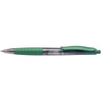 Gel-Kugelschreiber mit Druckmech. und weicher Soft-Grip-Zone,grün