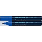 Schneider Permanentmarker 230 Rundspitze 1-3mm, blau