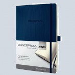 Notizbuch Conceptum, 80g, Softcover midnight blue, liniert, Stiftschlaufe