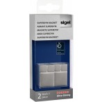 SuperDym-Magnet 20x30x20mm silber vernickelt, stark, hält bis zu 35 BL.