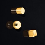 SuperDym-Magnet C5 Strong Set, vernickelt, titangrau, kupfer, gold