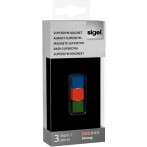 SuperDym-Magnet C5 Strong Set, vernickelt, rot, blau, grün
