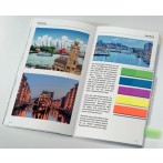 Mini Haftmarker Film, 5 Farben auf Karte mit Clip in edler Edelstahl