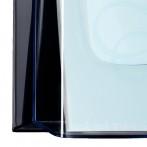 Wand-Prospekthalter 3x DIN LANG Acryl glasklar inkl. Schrauben u. Dübel