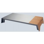 Monitorstand smartstyle Holz/Metall Optik, 520x250x80 mm