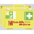 Erste-Hilfe-Koffer QUICK-CD, gelb mit Füllung Standard DIN 13157