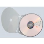 CD Shellbox in Muschelform transparent mit Anheftlochung