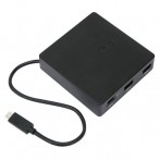 Dockingstation USB-C Travel Dock mit Power Pass-Through, schwarz