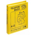 Telefon Ringbuch A5 gelb 4-Ring 16mm