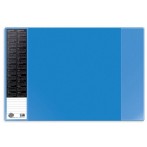 Scheibunterlage VELOCOLOR blau mit seitlichen Taschen, 40x60