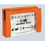 Velobag Travel A5, 230x160, orange PVC-Folie transparent mit farbiger