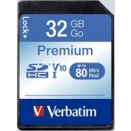SDHC Speicherkarte, 16 GB, Premium Class 10, U1, UHS-I 45MB/s, 300x