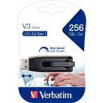 Speicherstick, USB 3.2 Gen 1, 256 GB, V3, grau, StorenGo