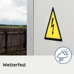 Wetterfeste Etiketten, 99,1x67,7 mm, weiß, 8 Etiketten/ Blatt, permanent.