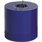 Büroklammernspender clipboy royalblau magnetisch mit Klammern