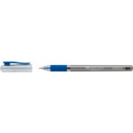 Kugelschreiber Speedx M blau, mit Kappe und Clip, Gummigriffzone