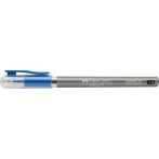 Kugelschreiber Speedx M blau, mit Kappe und Clip, Gummigriffzone