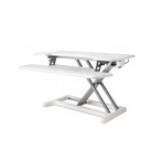 Sitz-/Steh-Schreibtischaufsatz weiß, höhenverstellbar
