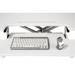 Sitz-/Steh-Schreibtischaufsatz weiß, höhenverstellbar