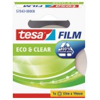 tesafilm Eco & Clear, 19mm x 33m transparent und klar, nahezu